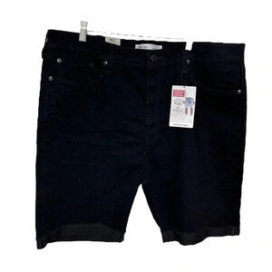 Men's Black Denim Shorts